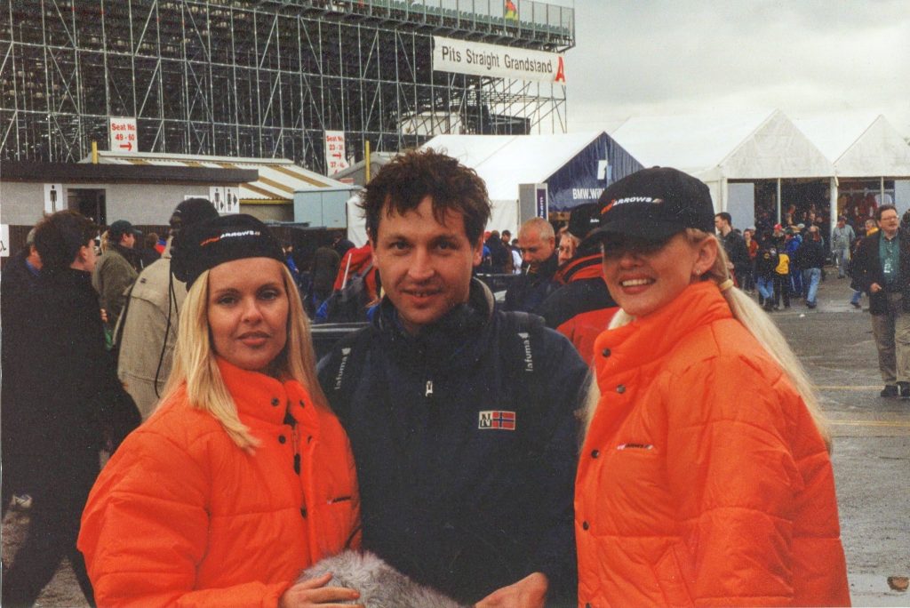 recording F1 at Silverstone